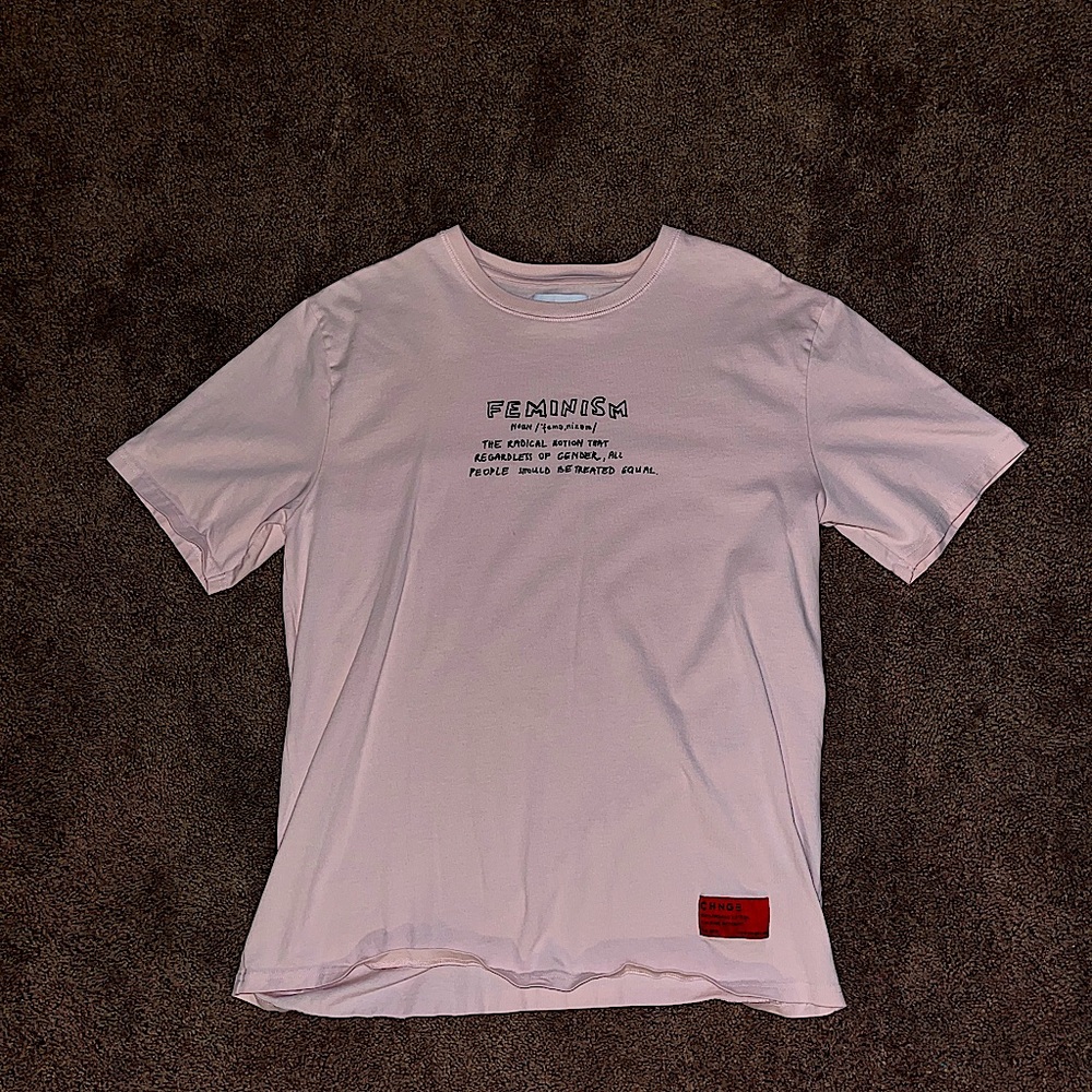 CHNGE feminism shirt
